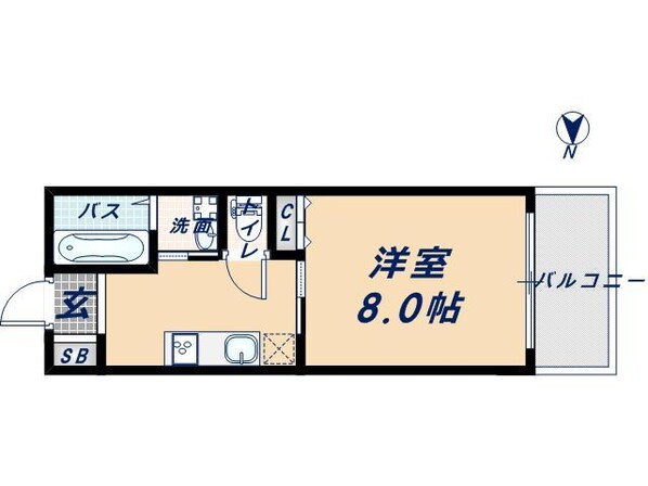 ＣＹＳ　ＴＥＲＡＤＡＣＨＯの物件間取画像